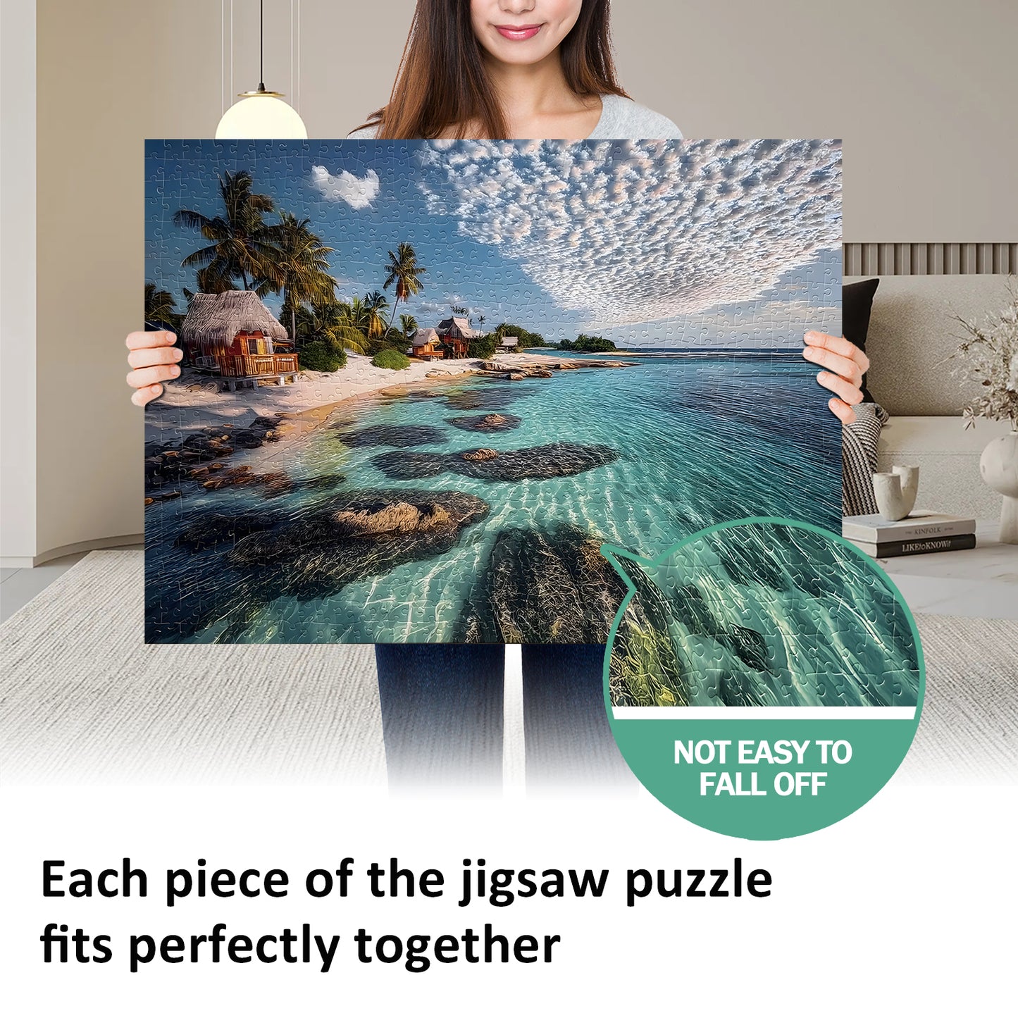 Jigsaw Puzzles for Adults 1000 Pieces Impossible Hard Difficult Challenging Puzzles for Adults 1000pc Puzzles Summer Breeze Jigsaw Puzzle 1000 Pieces 28 x 20 inch