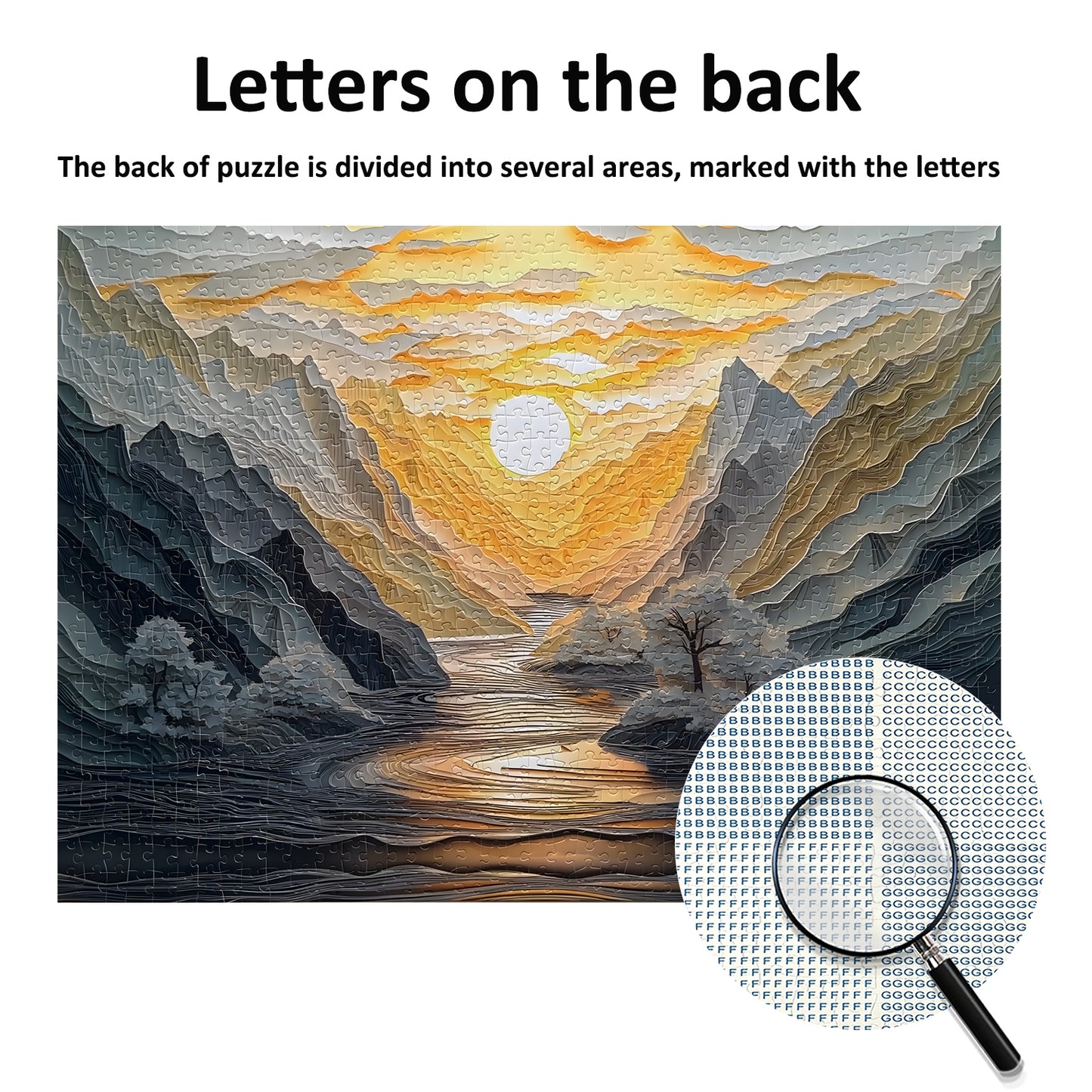 Jigsaw Puzzles for Adults 1000 Pieces Impossible Hard Difficult Challenging Puzzles for Adults 1000pc Puzzles Sunrise at Mountain Peak Jigsaw Puzzle 1000 Pieces 28 x 20 inch