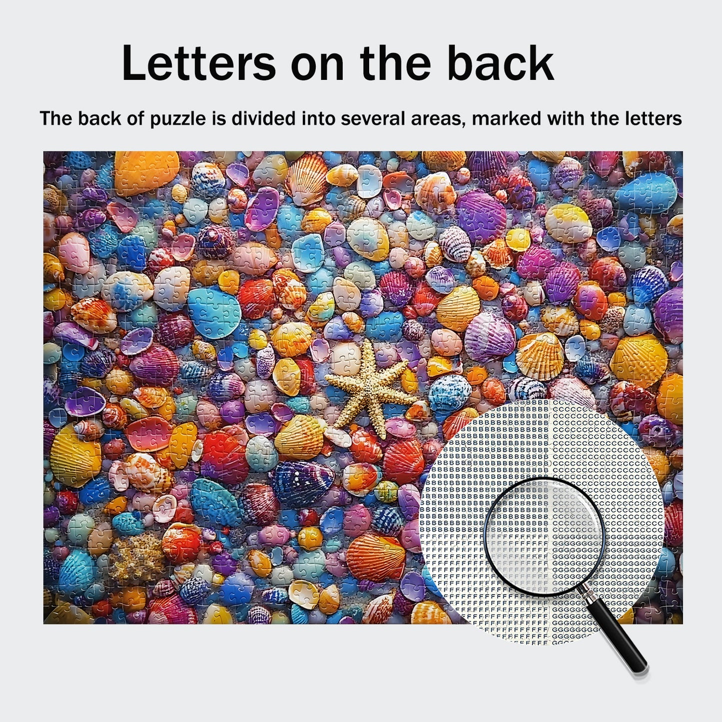 Yunlus Jigsaw Puzzles for Adults 1000 Pieces Impossible Hard Difficult Challenging Puzzles for Adults 1000pc Puzzles Beach Colourful Shell Jigsaw Puzzle 1000 Pieces 28 x 20 inch