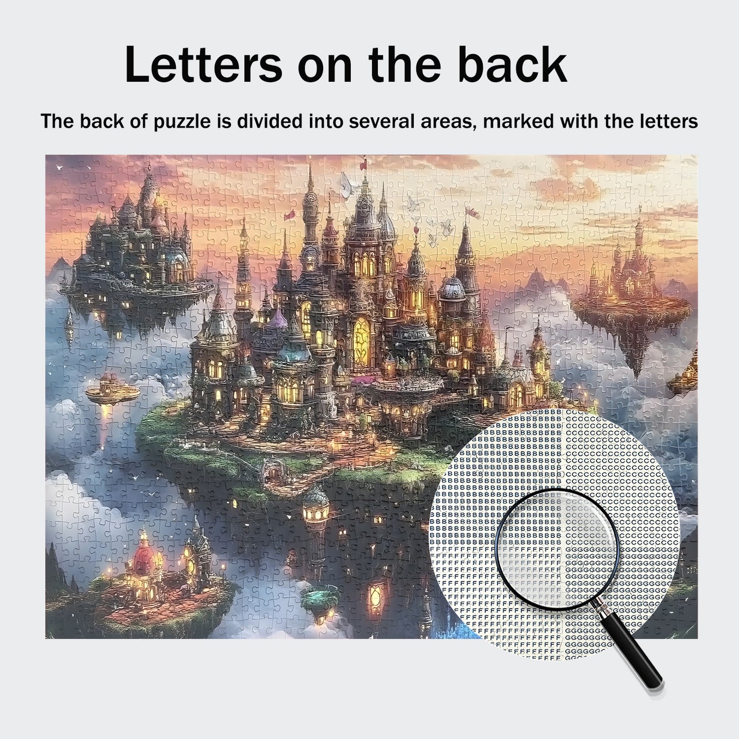 Yunlus Jigsaw Puzzles for Adults 1000 Pieces Impossible Hard Difficult Challenging Puzzles for Adults 1000pc Puzzles City of The Skyward Kingdoms Jigsaw Puzzle 1000 Pieces 28 x 20 inch