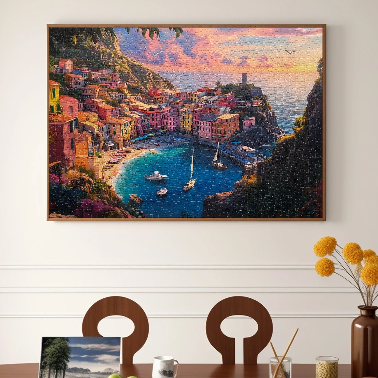 Yunlus Jigsaw Puzzles for Adults 1000 Pieces Impossible Hard Difficult Challenging Puzzles for Adults Coastal Serenity Harbo Jigsaw Puzzle 1000 Pieces Nature 1000pc Puzzles 28 x 20 inch