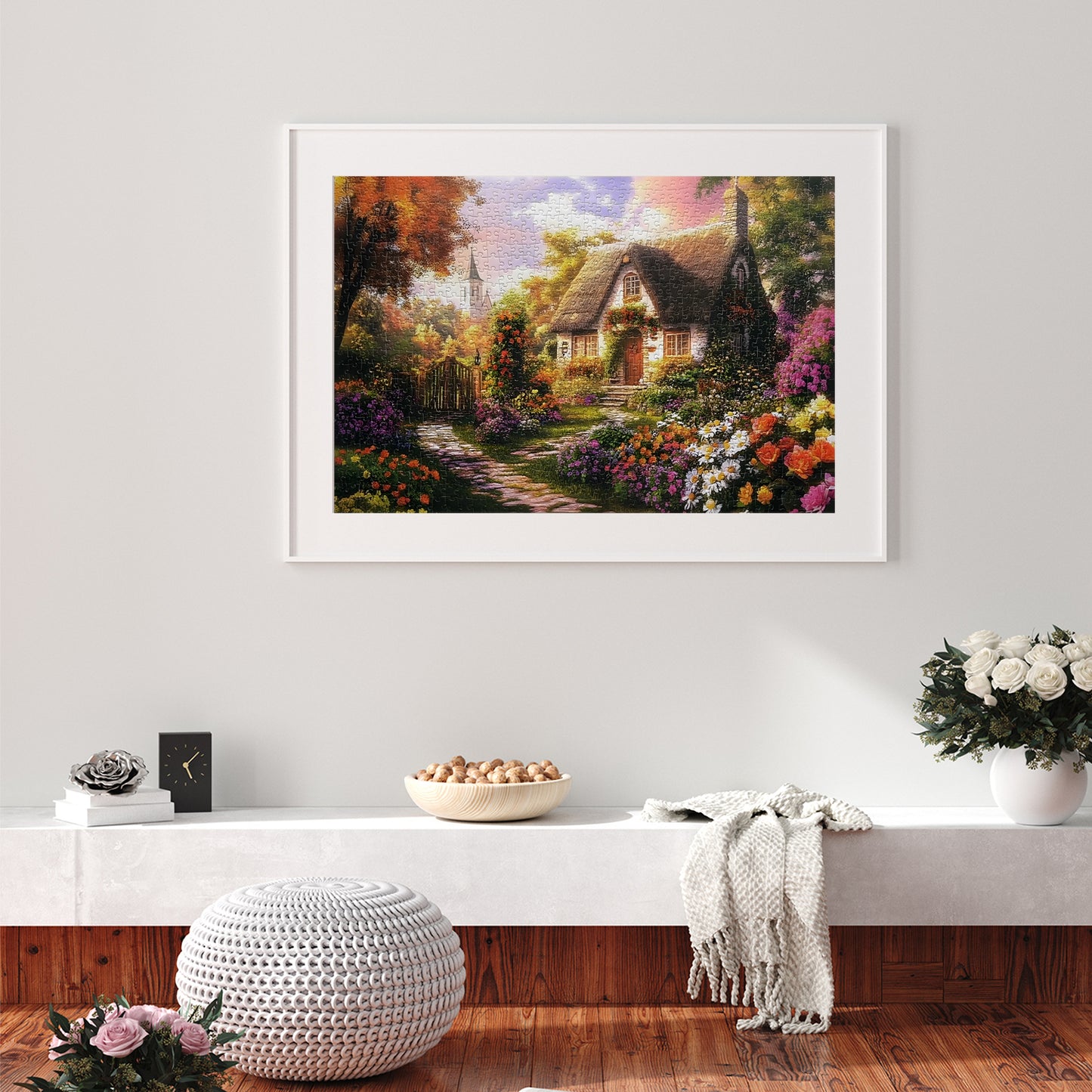 Yunlus Jigsaw Puzzles for Adults 1000 Pieces Impossible Hard Difficult Challenging Puzzles for Adults 1000pc Puzzles Country Garden Jigsaw Puzzle 1000 Pieces 28 x 20 inch