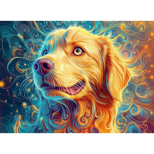 Yunlus Jigsaw Puzzles for Adults 1000 Pieces Golden Retriever Puzzle 1000pc Puzzles Impossible Hard Difficult Challenging Puzzles for Teens Joyful Dog Jigsaw Puzzle 1000 Pieces 28 x 20 inch