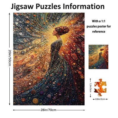 Jigsaw Puzzles for Adults 1000 Pieces Impossible Hard Difficult Challenging Puzzles for Adults 1000pc Puzzles The Woman in Meditation Jigsaw Puzzle 1000 Pieces 28 x 20 inch