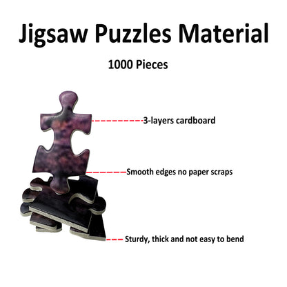 Yunlus Jigsaw Puzzles for Adults 1000 Pieces Twilight Castle Impossible Hard Difficult Challenging Puzzles for Adults Teens 1000pc Reflections Lake Jigsaw Puzzle 1000 Pieces 28 x 20 inch