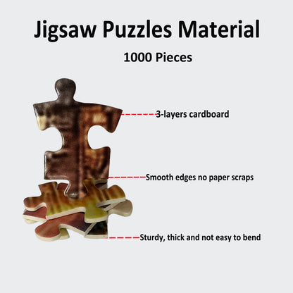 Jigsaw Puzzles for Adults 1000 Pieces Impossible Hard Difficult Challenging Puzzles for Adults 1000pc Puzzles Castle Sunset Jigsaw Puzzle 1000 Pieces 28 x 20 inch