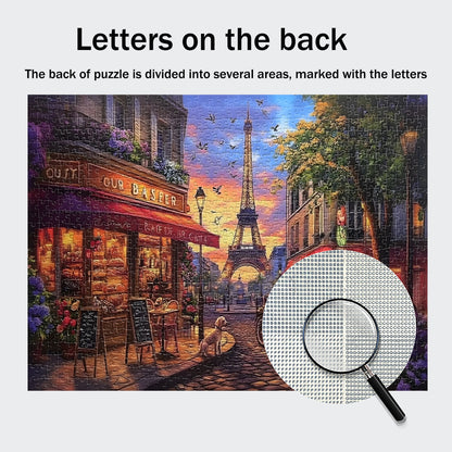Yunlus Jigsaw Puzzles for Adults 1000 Pieces Impossible Hard Difficult Challenging Puzzles for Adults 1000pc Puzzles Charming Paris Street Jigsaw Puzzle 1000 Pieces 28 x 20 inch