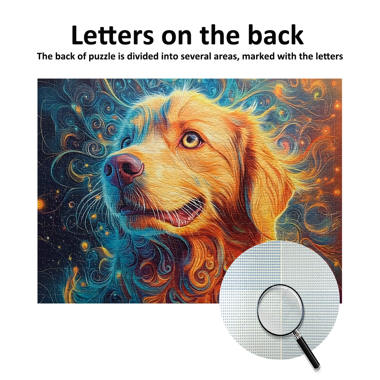 Yunlus Jigsaw Puzzles for Adults 1000 Pieces Golden Retriever Puzzle 1000pc Puzzles Impossible Hard Difficult Challenging Puzzles for Teens Joyful Dog Jigsaw Puzzle 1000 Pieces 28 x 20 inch