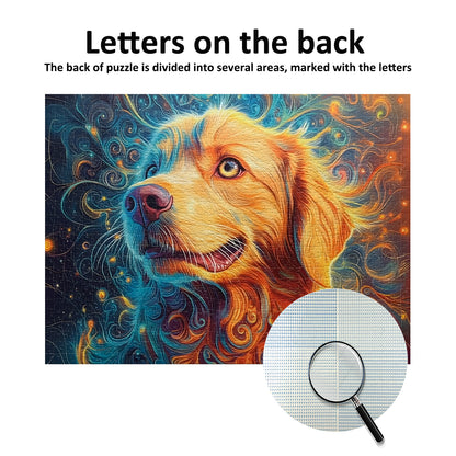 Yunlus Jigsaw Puzzles for Adults 1000 Pieces Golden Retriever Puzzle 1000pc Puzzles Impossible Hard Difficult Challenging Puzzles for Teens Joyful Dog Jigsaw Puzzle 1000 Pieces 28 x 20 inch