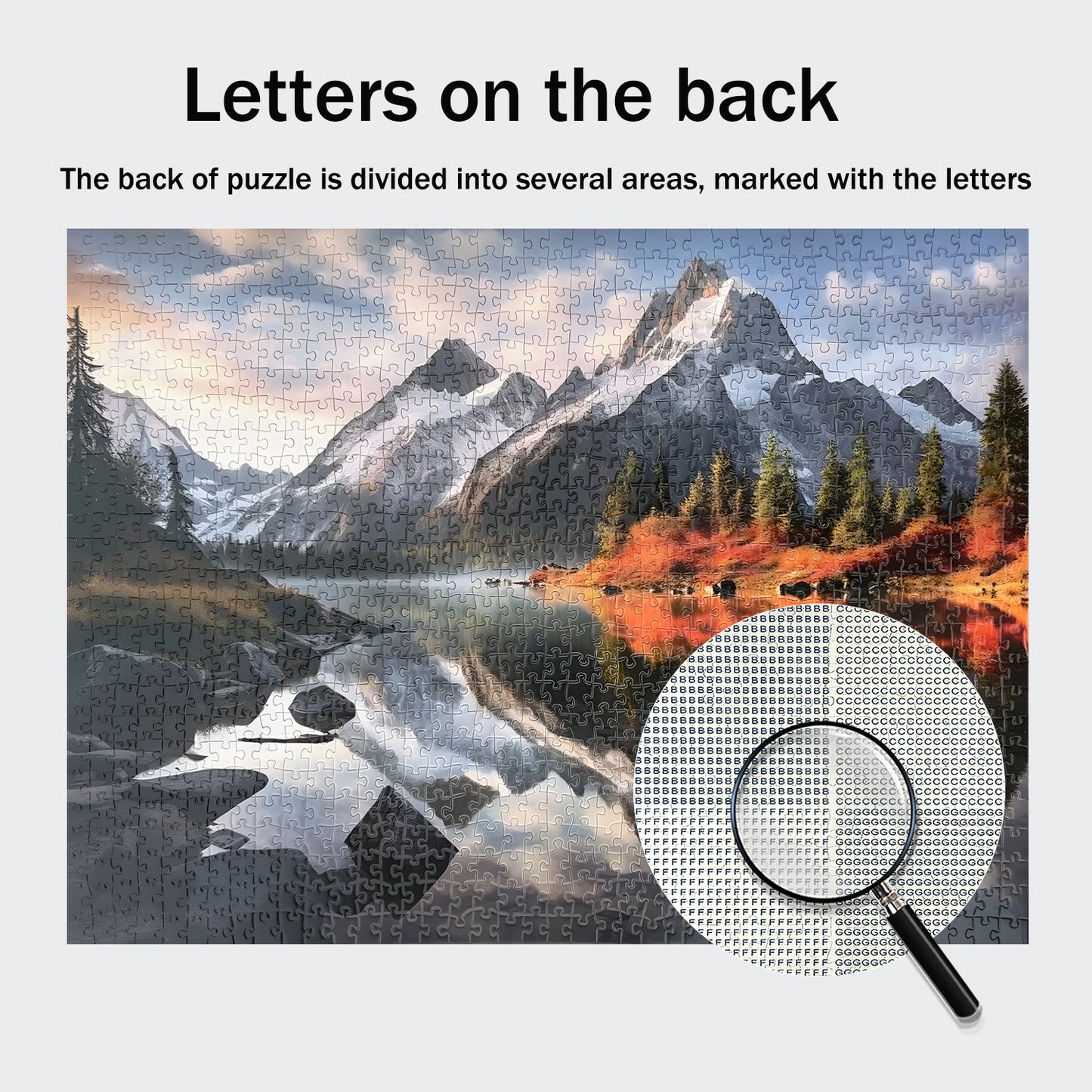 Yunlus Jigsaw Puzzles for Adults 1000 Pieces Impossible Hard Difficult Challenging Puzzles for Adults 1000pc Puzzles Reflections of The Majestic Peaks Jigsaw Puzzle 1000 Pieces 28 x 20 inch