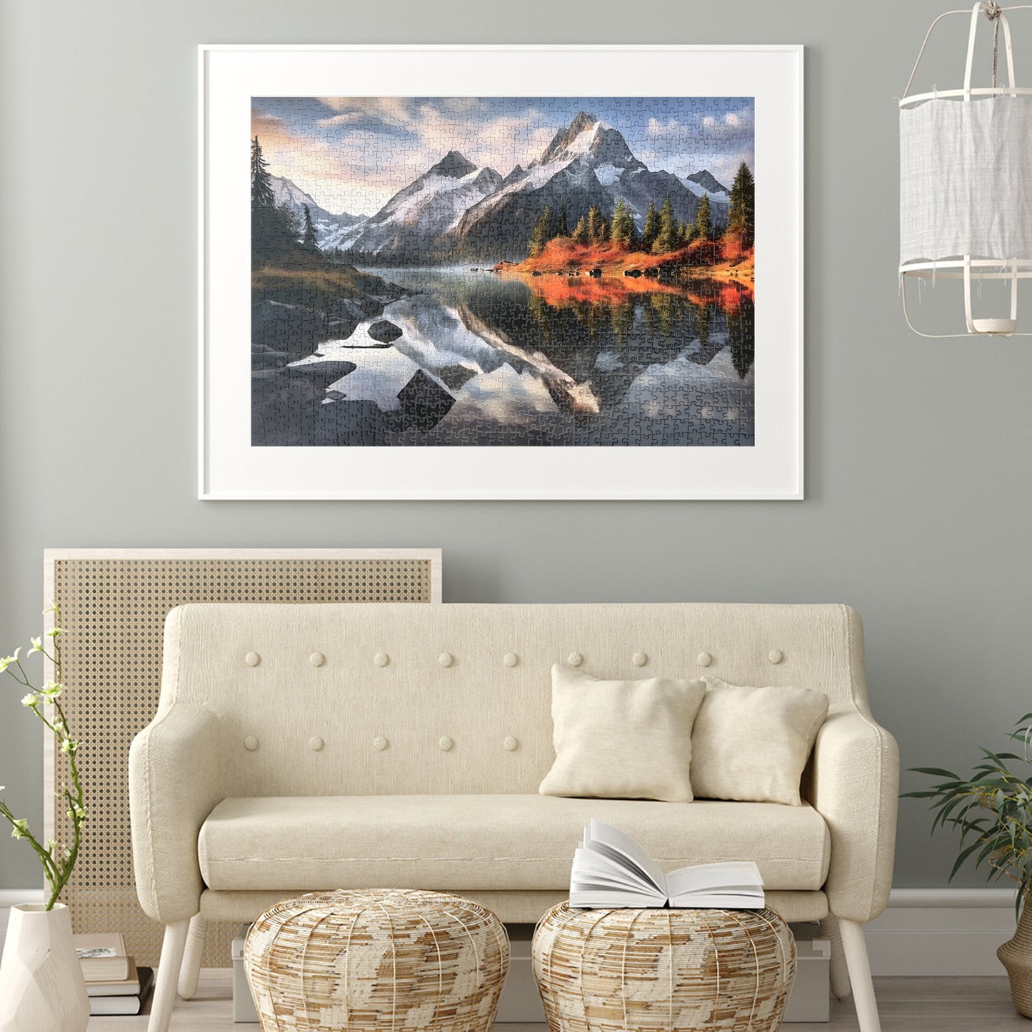 Yunlus Jigsaw Puzzles for Adults 1000 Pieces Impossible Hard Difficult Challenging Puzzles for Adults 1000pc Puzzles Reflections of The Majestic Peaks Jigsaw Puzzle 1000 Pieces 28 x 20 inch