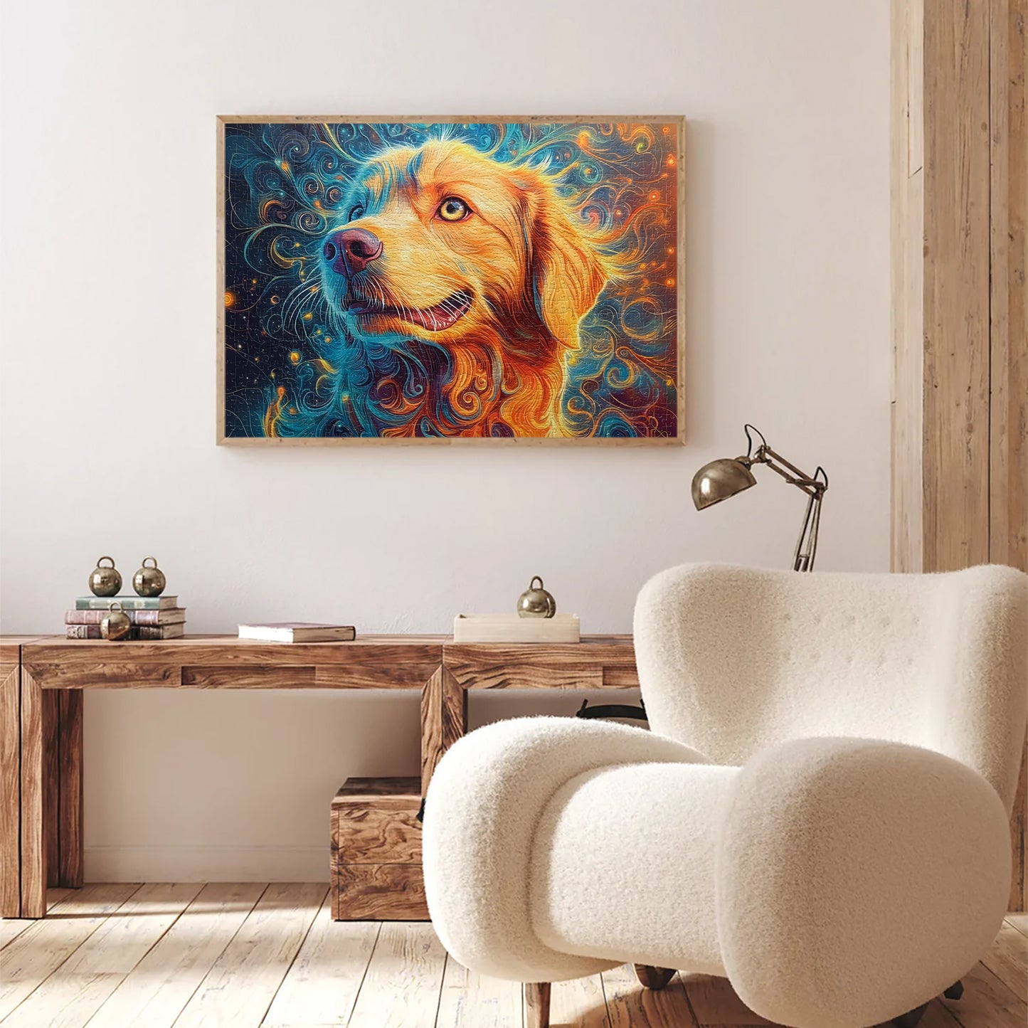 Yunlus Jigsaw Puzzles for Adults 1000 Pieces Golden Retriever Puzzle 1000pc Puzzles Impossible Hard Difficult Challenging Puzzles for Teens Joyful Dog Jigsaw Puzzle 1000 Pieces 28 x 20 inch